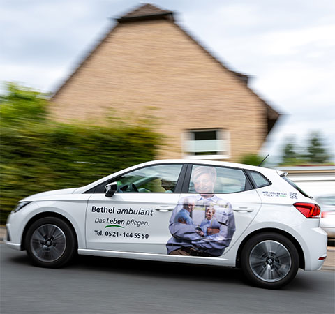 PKW des ambulanten Dienstes