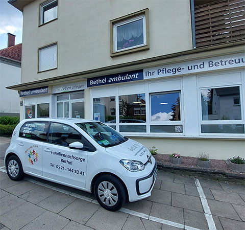 Au�enansicht des B�ros von Bethel Ambulant
